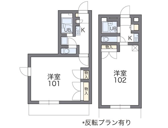 レオパレス神西の物件間取画像